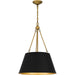 Quoizel QP5597MBK Quoizel Pendant Four Light Pendant, Matte Black Main Image.jpg