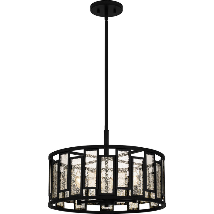 Quoizel QP5600MBK Quoizel Pendant Four Light Pendant, Matte Black Main Image.jpg