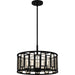 Quoizel QP5600MBK Quoizel Pendant Four Light Pendant, Matte Black Main Image.jpg