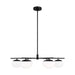 Visual Comfort Studio EC1246AI Lune Six Light Chandelier, Aged Iron Main Image.jpg