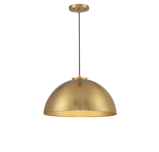 Shoppers Lighting SH7024NB Heidi One Light Pendant, Natural Brass Main Image.jpg