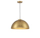Shoppers Lighting SH7024NB Heidi One Light Pendant, Natural Brass Main Image.jpg