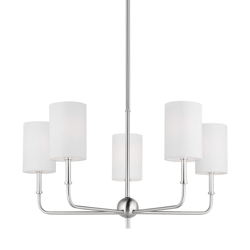 Visual Comfort Studio 3109305EN-962 Foxdale LED Chandelier, Brushed Nickel Alternate Image.jpg