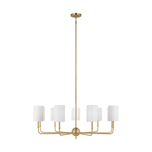 Visual Comfort Studio 3109309EN-848 Foxdale LED Chandelier, Satin Brass Main Image.jpg
