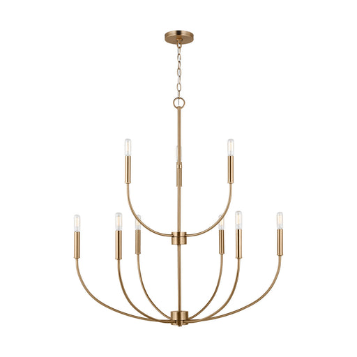 Visual Comfort Studio 3167109EN-848 Greenwich LED Chandelier, Satin Brass Alternate Image.jpg