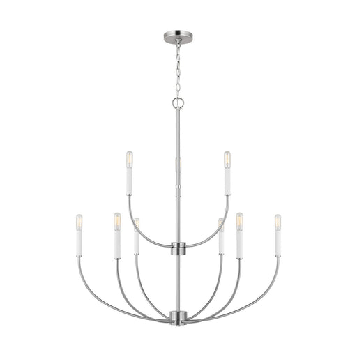 Visual Comfort Studio 3167109EN-962 Greenwich LED Chandelier, Brushed Nickel Main Image.jpg