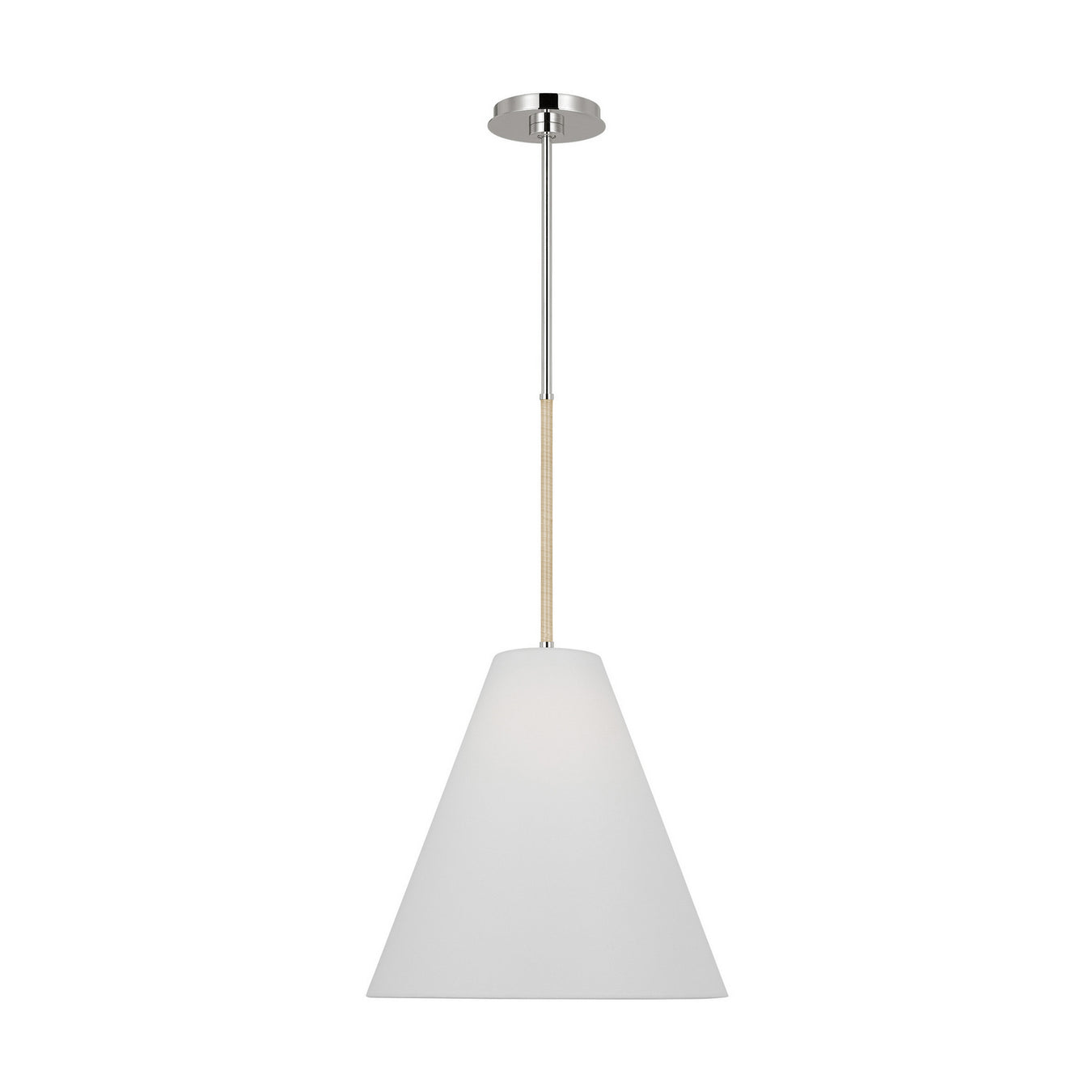Visual Comfort Studio AEP1051PN Remy One Light Pendant, Polished Nickel Main Image.jpg