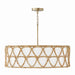Capital Lighting 347242MA Tulum Four Light Pendant, Matte Brass Main Image.jpg