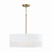 Capital Lighting 350233AW Dash Three Light Pendant, Aged Brass and White Main Image.jpg