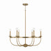 Capital Lighting 425161AD Rylann Six Light Chandelier, Aged Brass Main Image.jpg