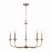 Capital Lighting 448951AD Presley Five Light Chandelier, Aged Brass Main Image.jpg