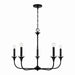 Capital Lighting 448951MB Presley Five Light Chandelier, Matte Black Main Image.jpg