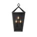 Millennium 2533-PBK Arnold Three Light Outdoor Wall Sconce, Powder Coat Black Main Image.jpg