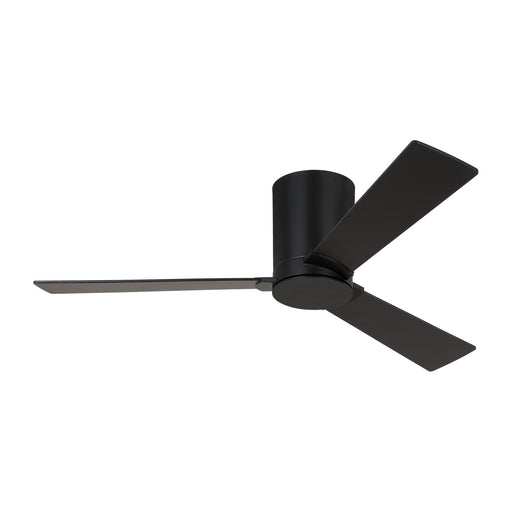 Visual Comfort Fan 3RZHR44MBK Rozzen 44 Hugger Ceiling Fan, Midnight Black Main Image.jpg