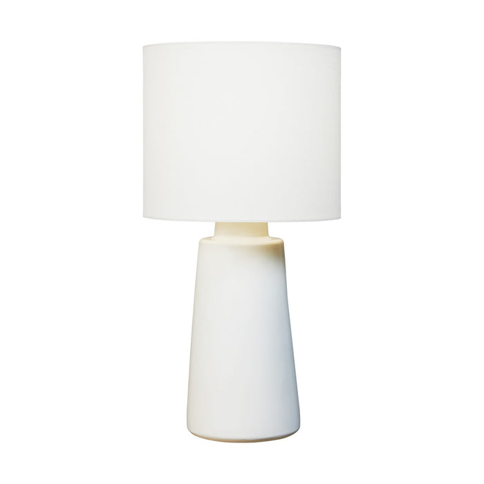 Visual Comfort Studio BT1071NWH1 Vessel One Light Table Lamp, New White Main Image.jpg
