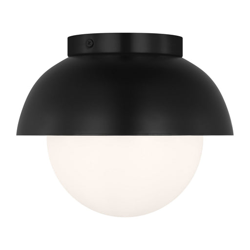 Visual Comfort Studio DJF1011MBK Hyde One Light Flush Mount, Midnight Black Main Image.jpg