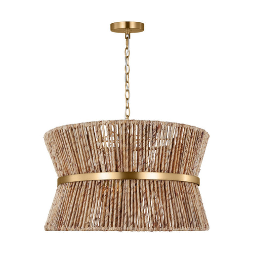 Visual Comfort Studio DJP1063SB Thurlo Three Light Pendant, Satin Brass Main Image.jpg