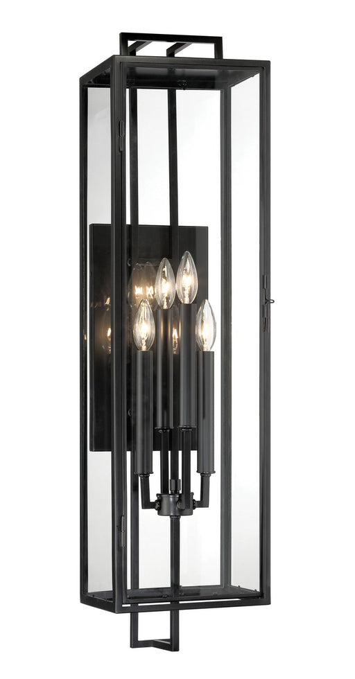 Minka-Lavery 73332-66A Knoll Road Four Light Outdoor Wall Mount, Coal Main Image.jpg