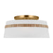 Visual Comfort Studio AF1153RTN Cordtlandt Three Light Semi-Flush Mount, Rattan Main Image.jpg
