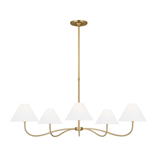 Visual Comfort Studio CC1695BBS Laguna Five Light Chandelier, Burnished Brass Main Image.jpg