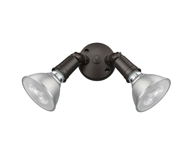 Millennium 16002-PBZ Two Light Security Flood Light, Powder Coated Bronze Main Image.jpg