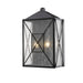 Millennium 2642-PBK Caswell Two Light Outdoor Wall Sconce, Powder Coated Black Main Image.jpg