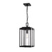 Millennium 2635-PBK Oakland One Light Outdoor Hanging Lantern, Powder Coated Black Main Image.jpg