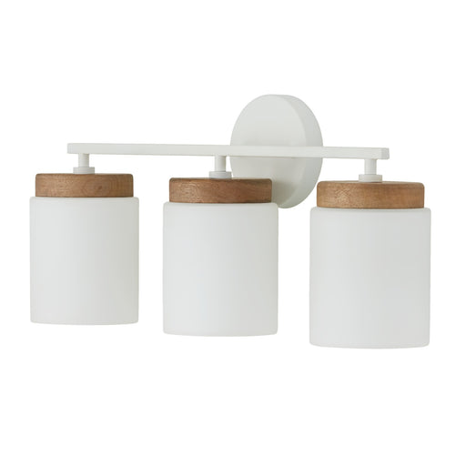Capital Lighting 150931LT-547 Liam Three Light Vanity, Light Wood and White Main Image.jpg