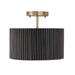 Capital Lighting 250711KR Donovan One Light Semi-Flush Mount, Black Stain and Matte Brass Main Image.jpg