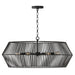 Capital Lighting 430361MB Kaiya Six Light Chandelier, Matte Black Main Image.jpg