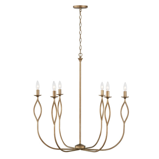 Capital Lighting 452562ML Cohen Six Light Chandelier, Mystic Luster Main Image.jpg