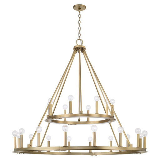 Capital Lighting 4910AD Pearson 24 Light Chandelier, Aged Brass Main Image.jpg