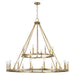 Capital Lighting 4910AD Pearson 24 Light Chandelier, Aged Brass Main Image.jpg