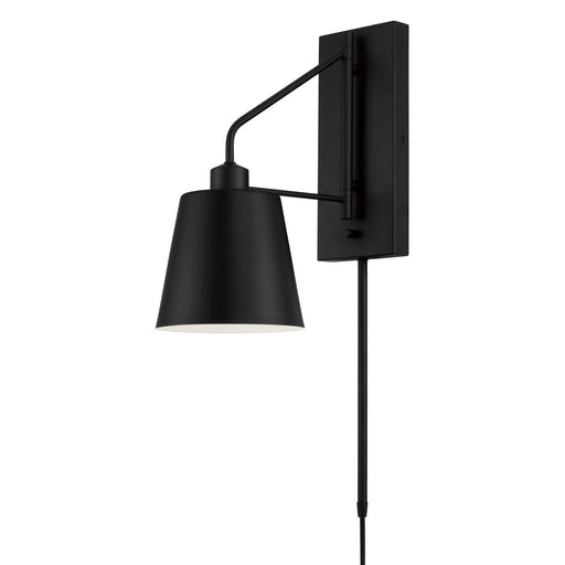 Capital Lighting 651311MB Alden One Light Wall Sconce, Matte Black Main Image.jpg