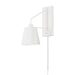 Capital Lighting 651311WE Alden One Light Wall Sconce, Matte White Main Image.jpg
