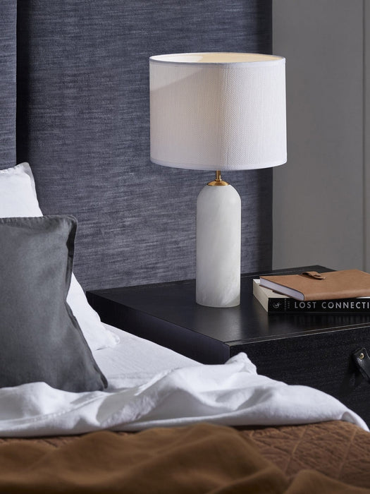 Beacon Lighting 27043001 Firma Two Light Table Lamp, White Alternate Image 3.jpg