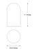 Beacon Lighting 27043101 Panton One Light Table Lamp, White Alternate Image 6.jpg