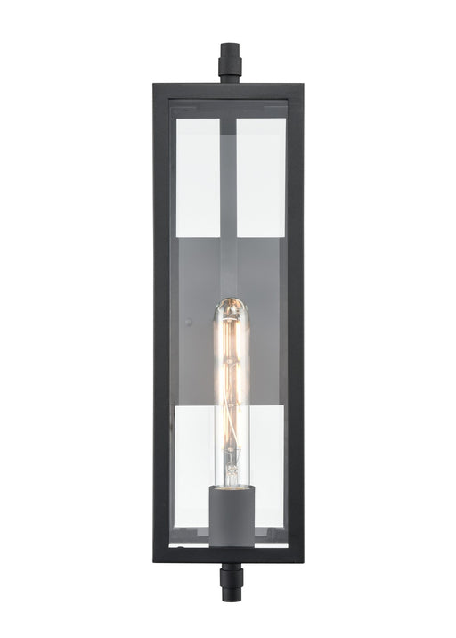 Millennium 230101-TBK Messi One Light Outdoor Wall Sconce, Textured Black Main Image.jpg