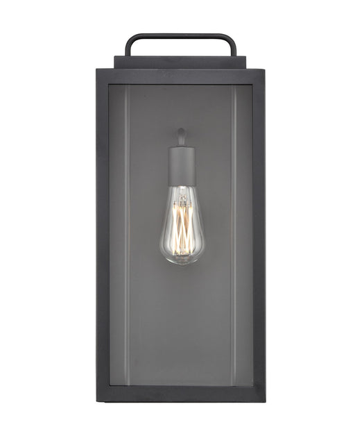 Millennium 260101-TBK Gallatin One Light Outdoor Wall Sconce, Textured Black Main Image.jpg