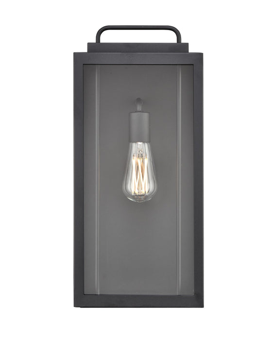Millennium 260101-TBK Gallatin One Light Outdoor Wall Sconce, Textured Black Main Image.jpg