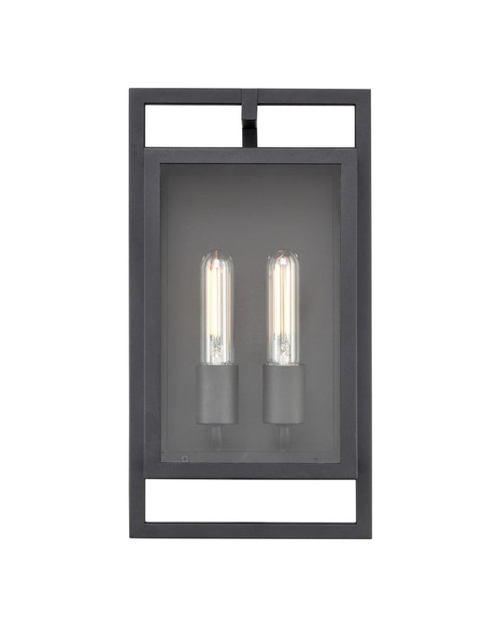 Millennium 270002-TBK Agatha Two Light Outdoor Wall Sconce, Textured Black Main Image.jpg