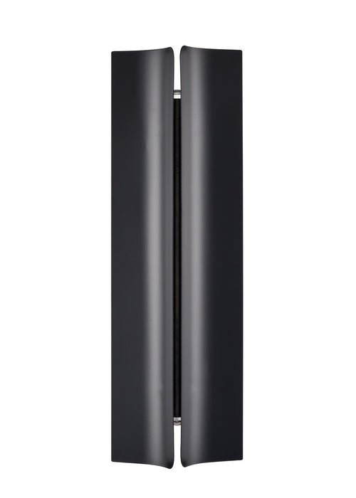Millennium 78001-PBK LED Outdoor Wall Sconce, Powder Coated Black Main Image.jpg