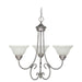 Capital Lighting 3223MN-220 Hometown Three Light Chandelier, Matte Nickel Main Image.jpg