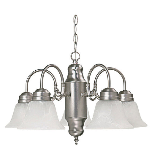Capital Lighting 3255MN-118 David Five Light Chandelier, Matte Nickel Main Image.jpg