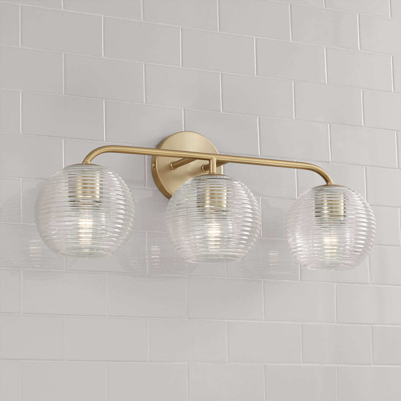 Shoppers lighting stylish bathroom vanity lights collection.