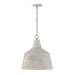 Capital Lighting 335311SC Quarry One Light Pendant, Stucco Main Image.jpg