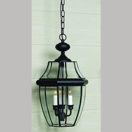 Quoizel NY1180K Newbury Four Light Outdoor Hanging Lantern, Mystic Black Main Image.jpg