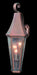 Framburg 8920 RC Le Havre Three Light Exterior Wall Mount, Raw Copper Main Image.jpg