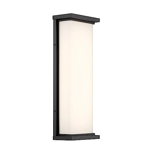 George Kovacs P5562-066-L Caption LED Outdoor Wall Mount, Sand Coal Alternate Image.jpg