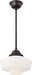 Minka-Lavery 2256-576 One Light Pendant, Brushed Bronze Alternate Image.jpg